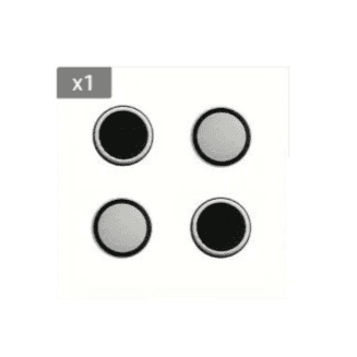 Universal Thumb Grip Caps For Ps5/Ps4/Switch/Xbox – Silicone Protective Covers (B&W)