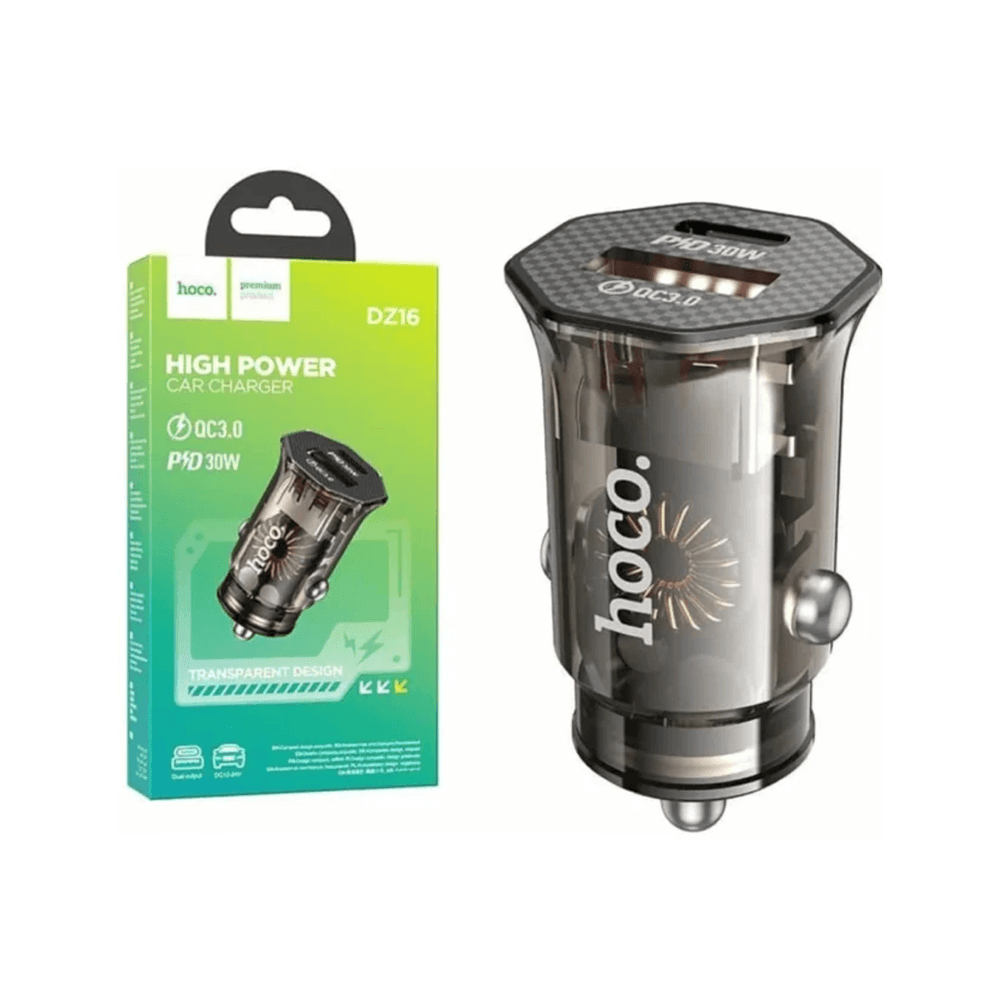 Car Charger Hoco DZ16 30W
