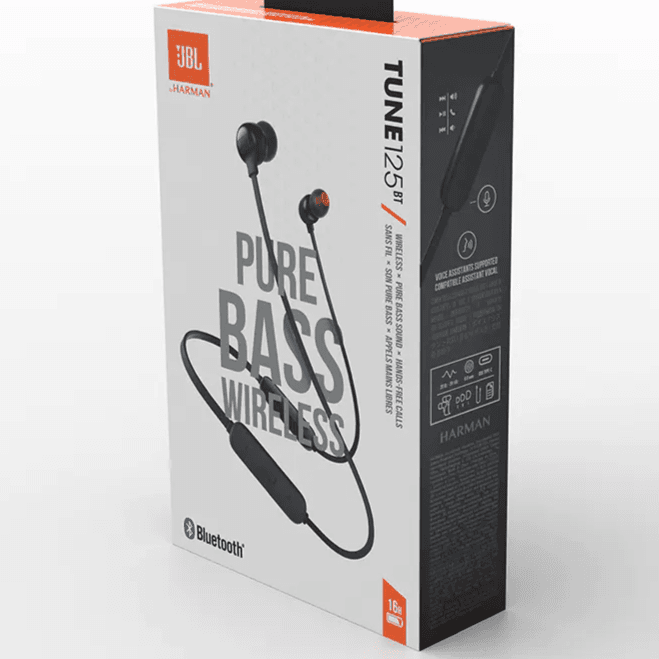 JBL BLUETOOTH HEADPHONES TUNE125 BT