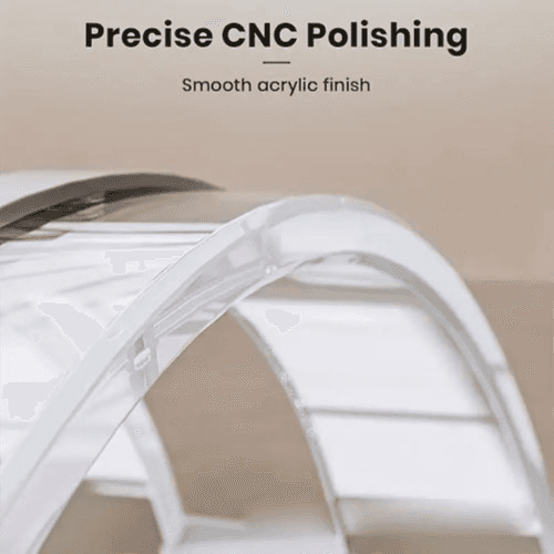 Transparent Laptop Stand – Silicone Grip & Ergonomic View (Transparent)