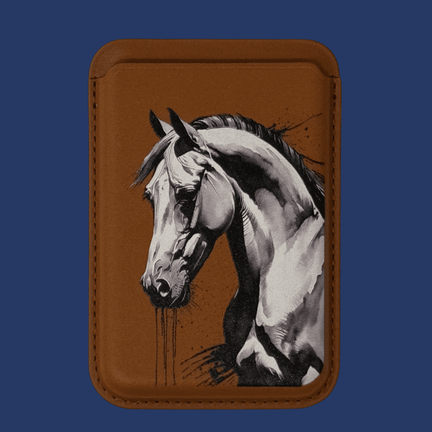 Card Wallet - Magnet - Brown 1