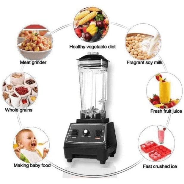 Silver Crest 4500W Heavy Duty Blender Multifunctional Juicer Mixer SC 1589.