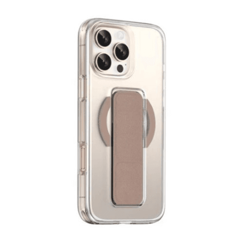 Clear Case with MagSafe Grip for iPhone 16 Pro Max (Beige)