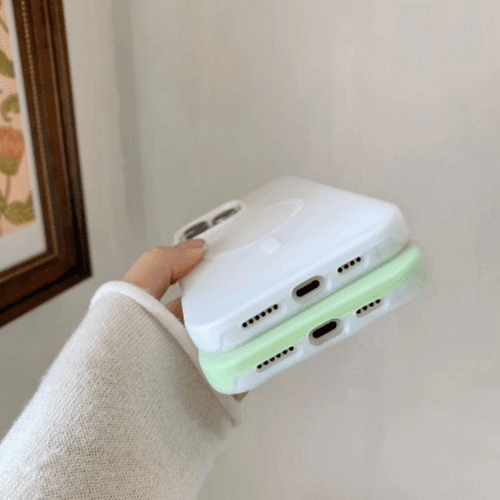 iPhone 16 Pro Max Magnetic Case - New Macaron Colors (White)