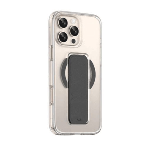 Clear Case with MagSafe Grip for iPhone 16 Pro Max (Black)