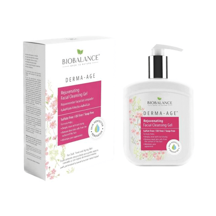 Biobalance Derma-age Rejuvenating Facial Cleansing Gel Soap Free -oil Free 250ml