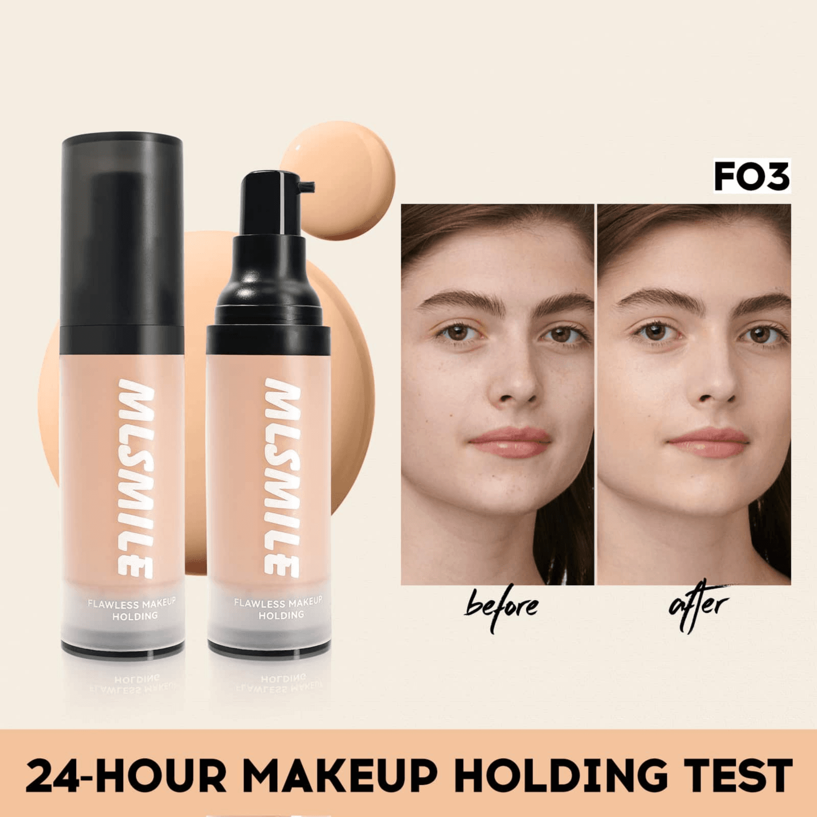 إم إل سمايل كريم أساس سوفت ميست ريبوت - F03 - سعة 30مل