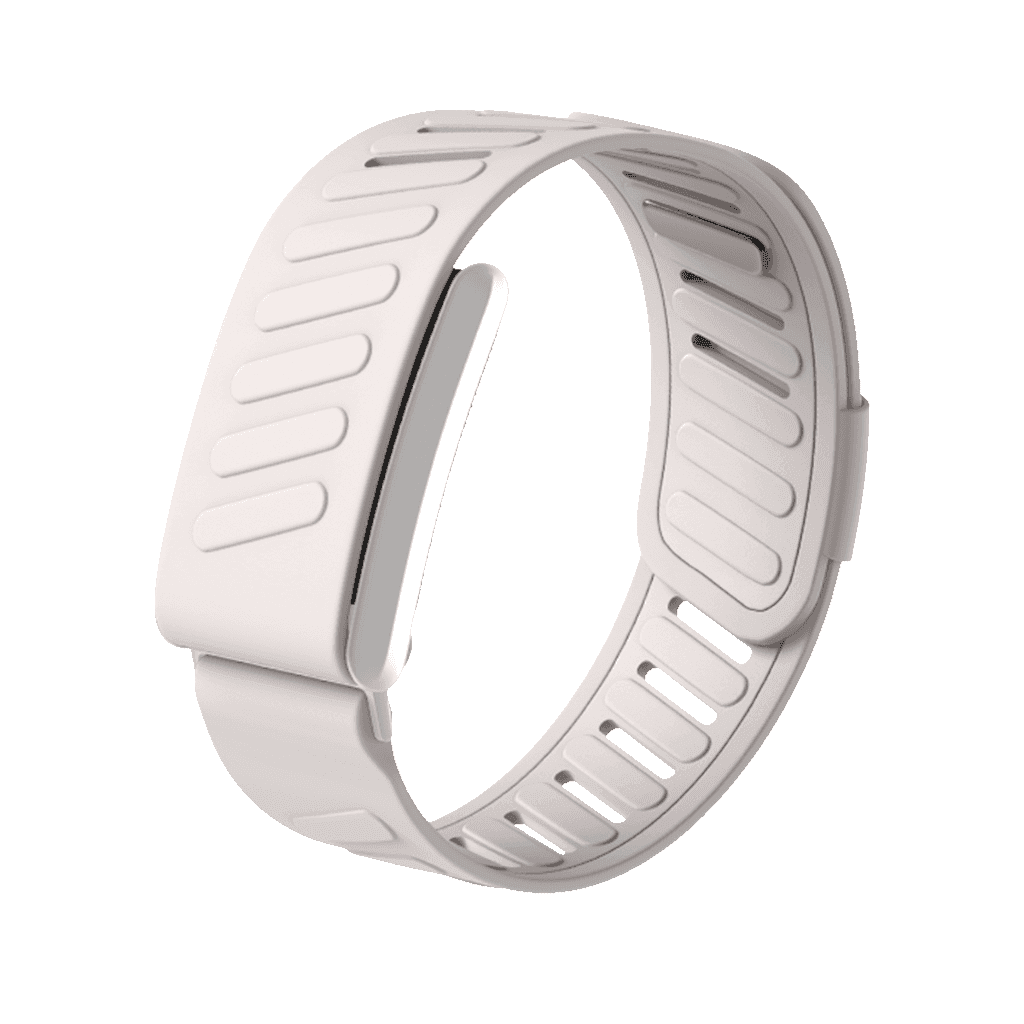 Moxedo Flow-Fit Silicone Strap Compatible with WHOOP 4.0 | Adjustable Replacement Band for Men & Women | Lightweight, Sweatproof, Skin-Friendly, Secure Fit, Waterproof Sports Loop (Beige)