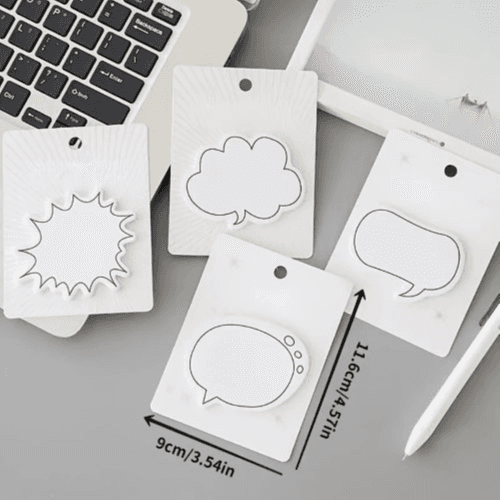 4pcs/120 Sheets - Creative Sticky Notes Set