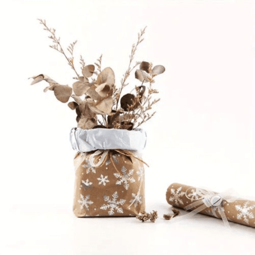 Gold Foil Gift Wrapping Paper – Festive & Elegant for All Occasions (70*50) (Polka Dot)