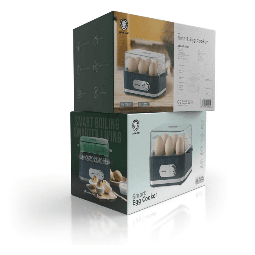 Green Lion Smart Egg Cooker, 3 Level Cooking Modes, Easy and Fast Cooking