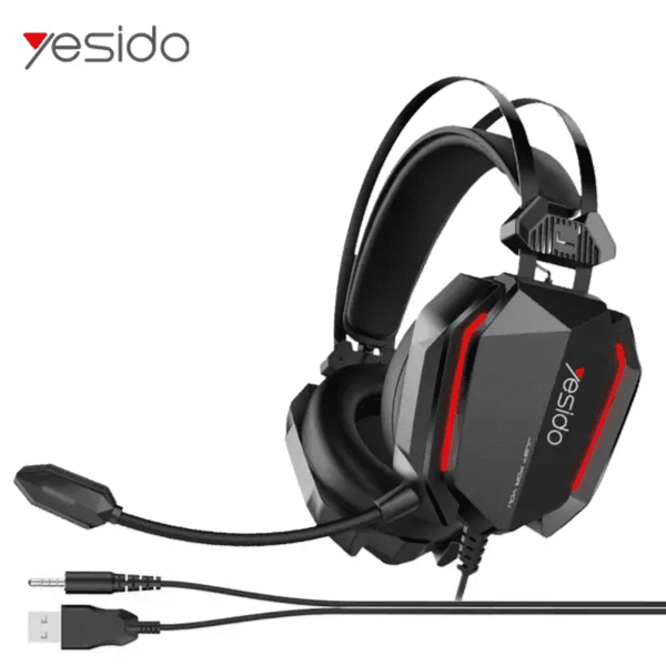 سماعة الألعاب Yesido EK03 بمنفذ USB+3.5 مم