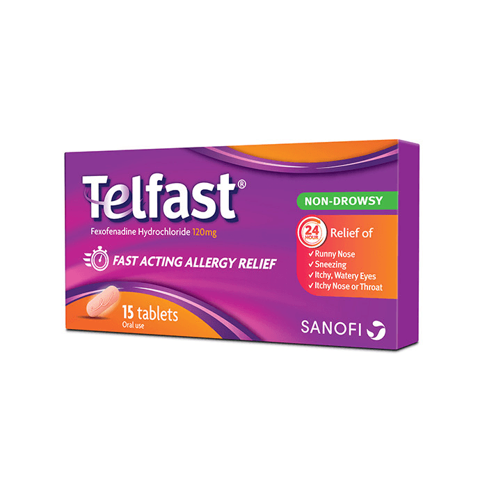 Telfast 120MG 15 Tablets 00BT