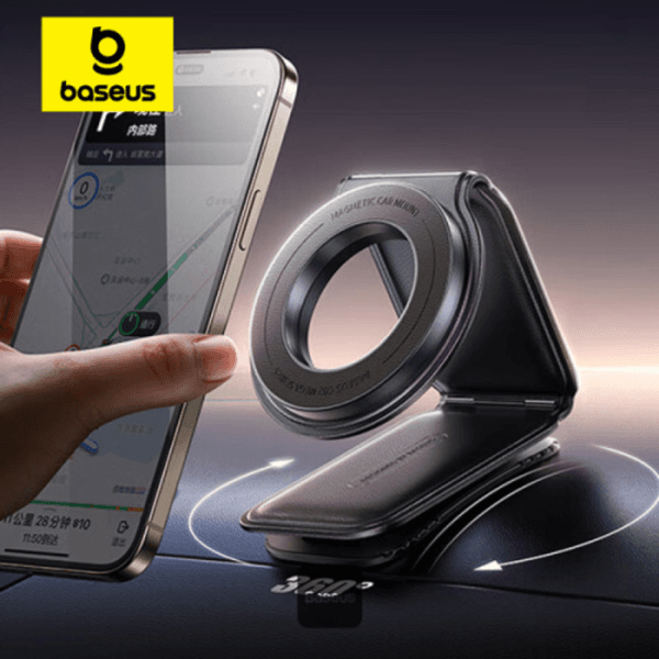 Baseus C02 Prime Trip Series Magnetic Car Phone Holder -BLACK