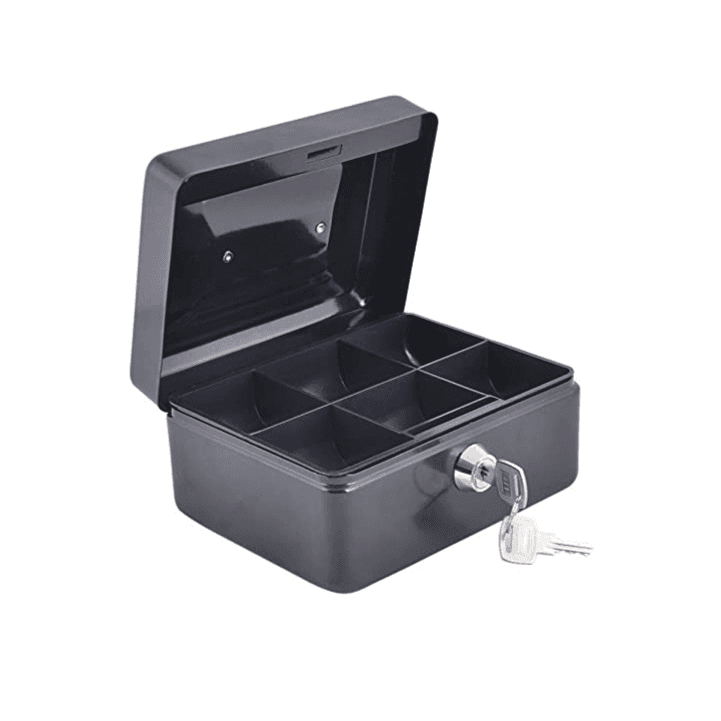 صندوق النقود Dl-9004 - 30 سم × 24 سم × 9 سم