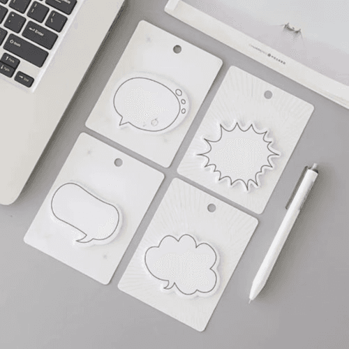 4pcs/120 Sheets - Creative Sticky Notes Set