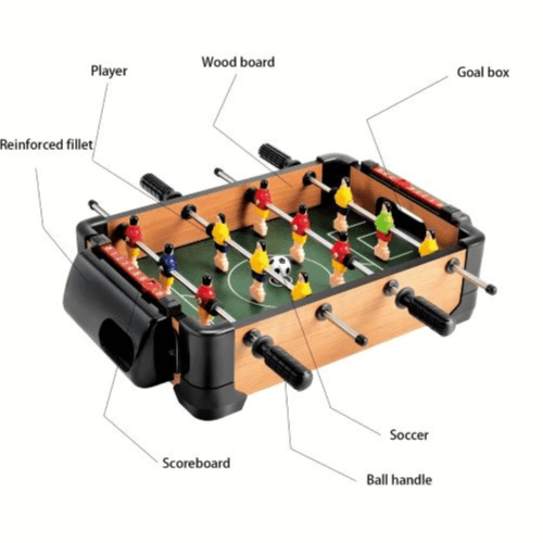 2-Player Manual Football - Outdoor Tabletop Soccer Game