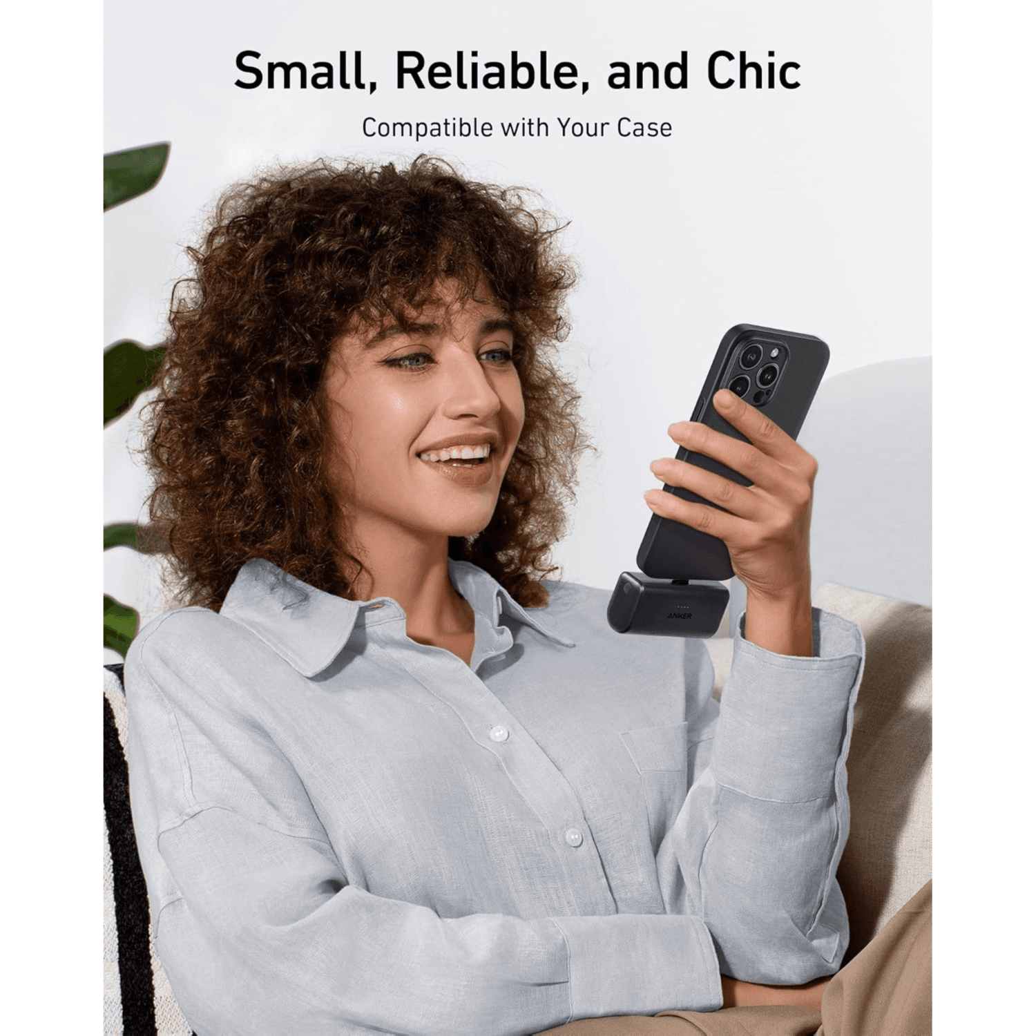 Anker Nano Power Bank 22.5W Built-in USB-C Connector 5000mAh