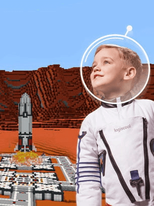 Minecraft – Mars Mission Camp at Logiscool Doha