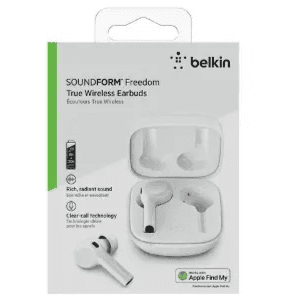 Belkin Soundform Freedom True Wireless Earbuds White