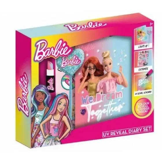 Barbie Uv Reveal/light Up Diary