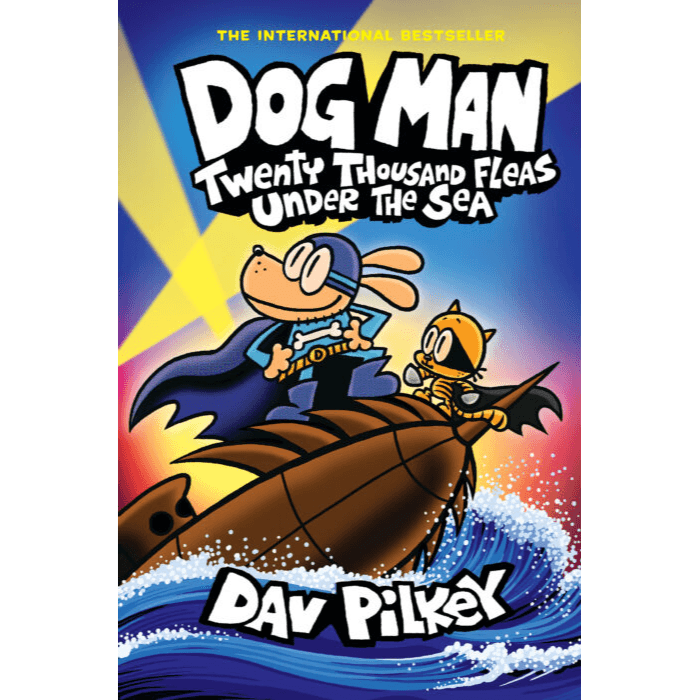 801910 Dog Man 11: عشرون ألف برغوث تحت البحر (غلاف مقوى) رسم بيلكي ، داف