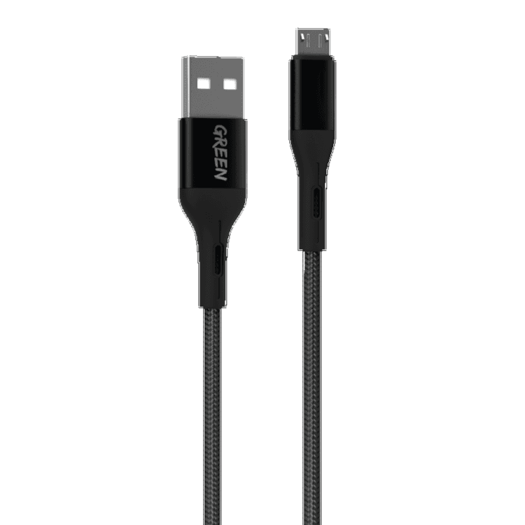 Green Braided USB-A To Micro USB Charging Cable,Fast Charging & Sync 3M(9.8ft)