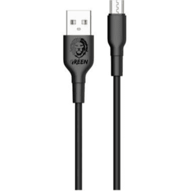 Cable USB To Micro 1m From Green Lion - Black