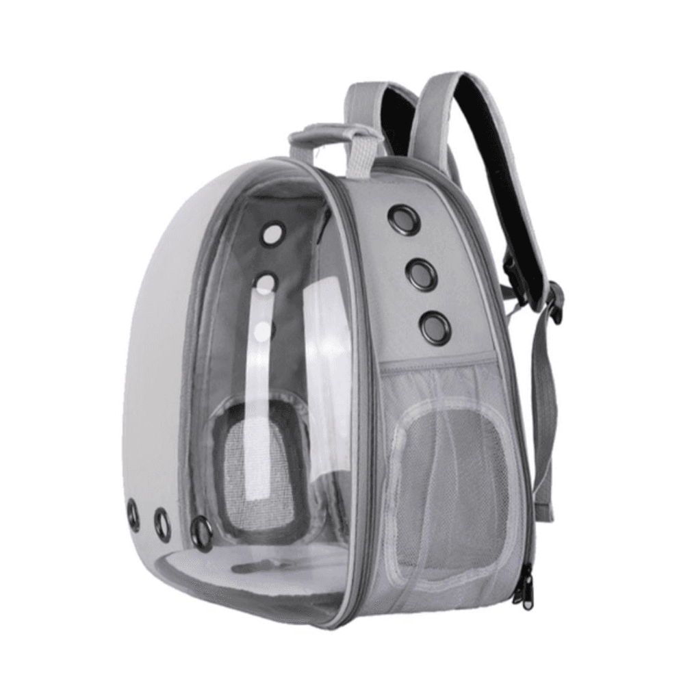 Pet Breathable Backpack For Transport Gray