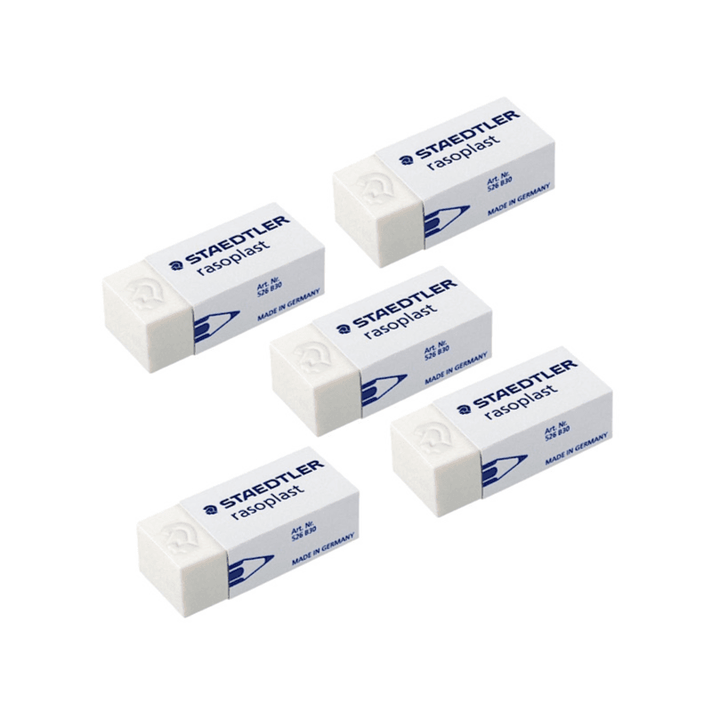 Offer 5 Staedtler Mars Rasoplast Eraser, Small Size - 5 Pecs 1847