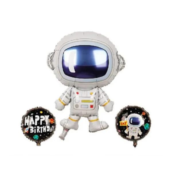 Space Set Foil Balloon (3pcs)