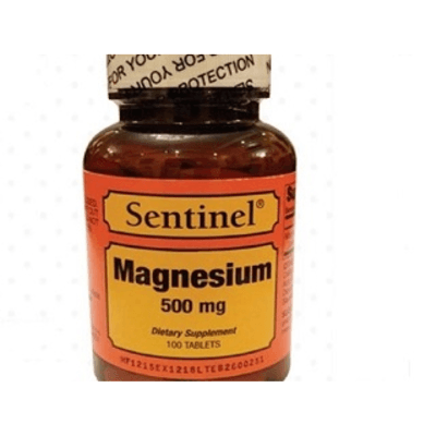 Sentinel Magnesium 500Mg 100'S