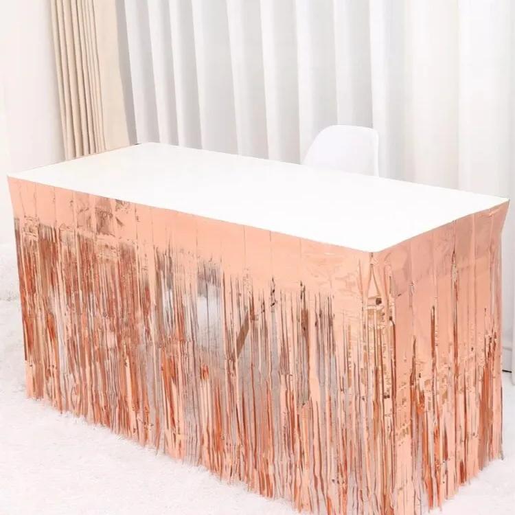 Rosegold Table Skirt - 74 x 274cm