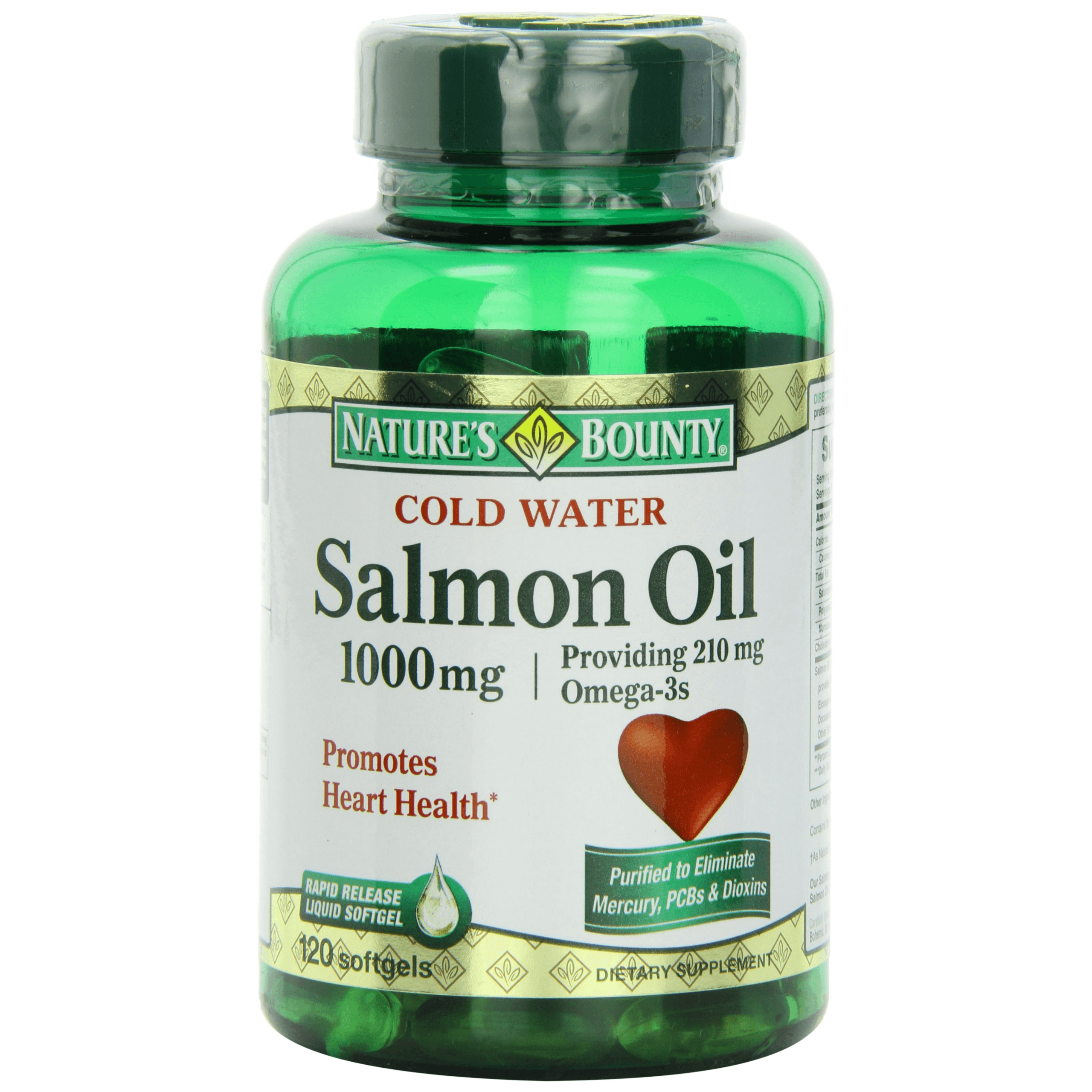 Natures Bounty Salmon Oil 1000mg 120 Softgels