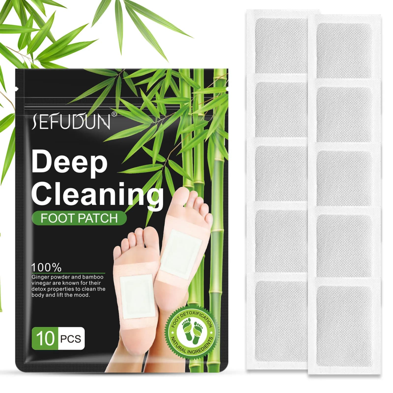 Natural Detox Foot Care Patch 10 Pieces