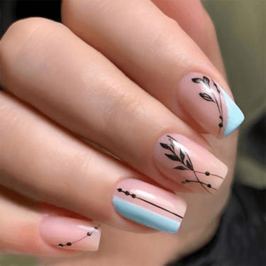 Full Cover Colorful Nails