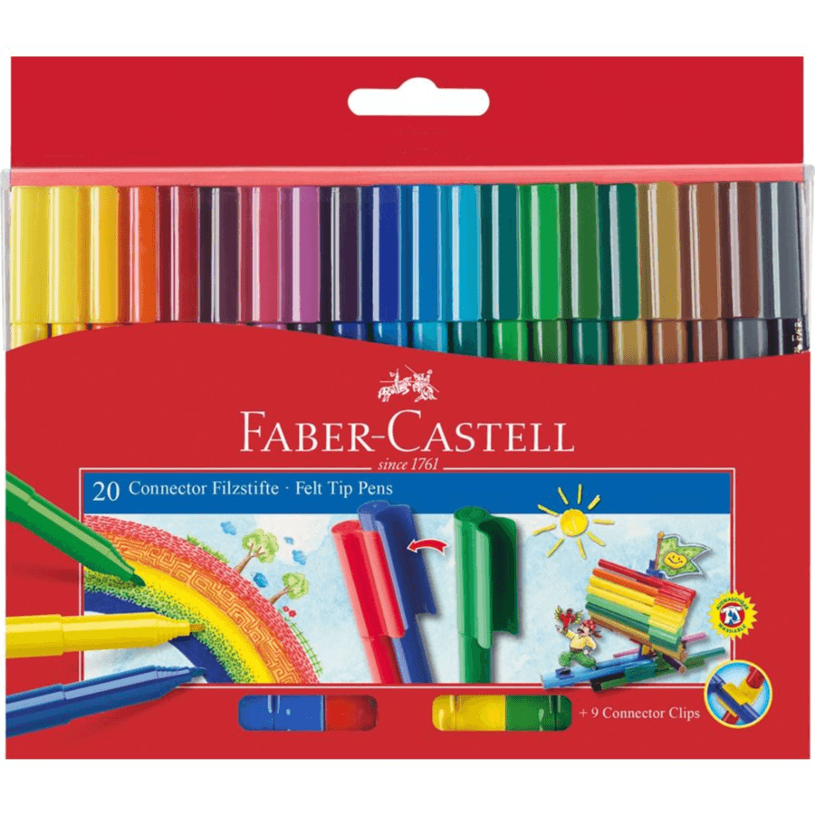 Faber-castell Connector Pens-20 Pieces (CLFC11_S20)