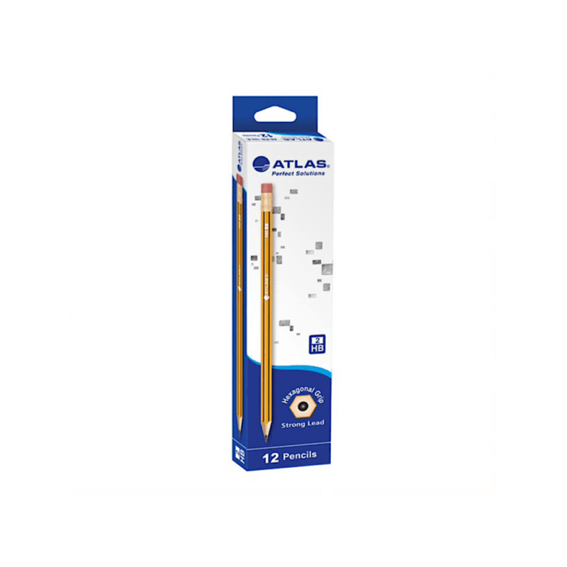 Atlas Pencil 12 Pcs Yellow 8363