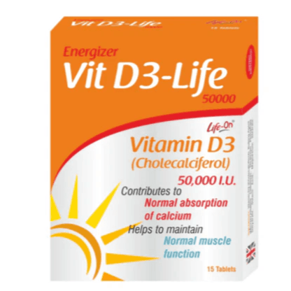 Life On Vit D3 - Life 50,000 15's