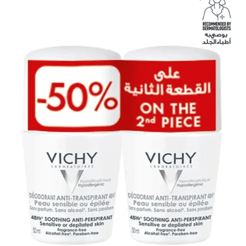 Vichy Deo Roll On Soothing Anti Perspirant 48hr