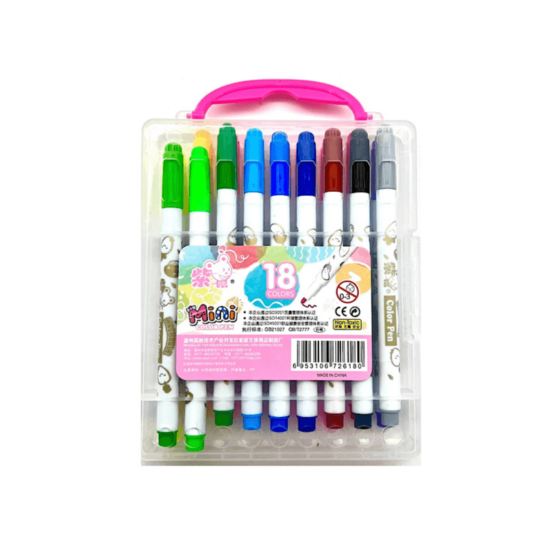 Mini Watercolor Pens 18 Colours - 8862