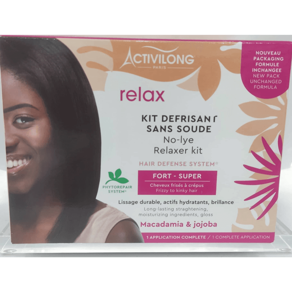 Activilong Hair Relaxer Kit Super With Jojoba & Macadamia