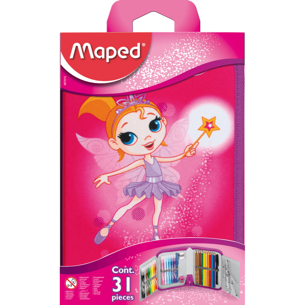 Maped School Tattoo Fairy Colour Pencil Clmd17