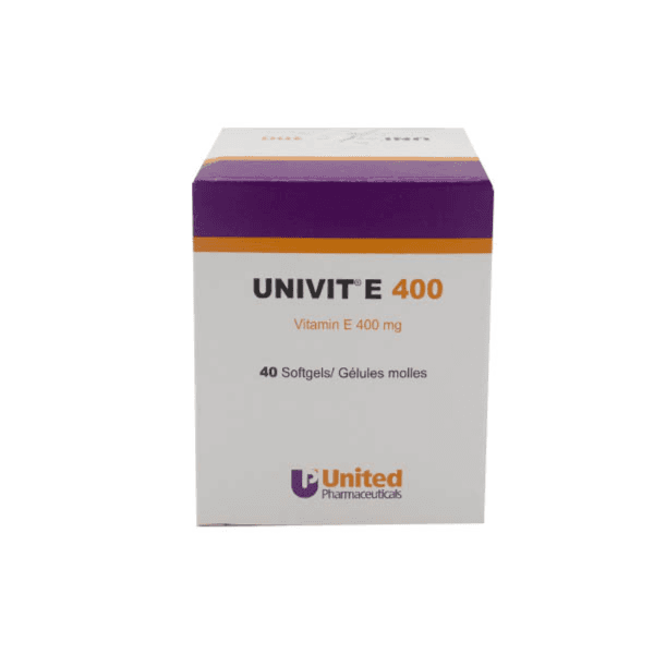 Univit E 400 Mg Softgels 40s