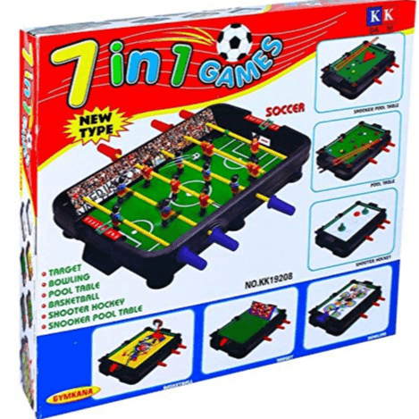 7 In 1 Games Soccer Table