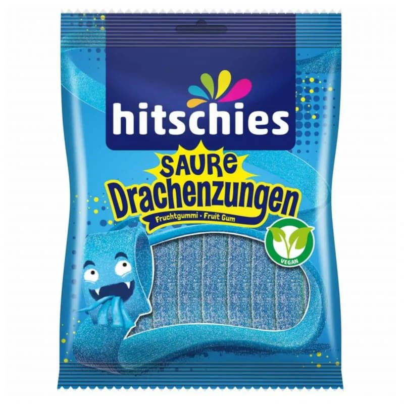 Hitschies Saure Drachenzungen Fruchtgummi - Fruit Gum  125Gm