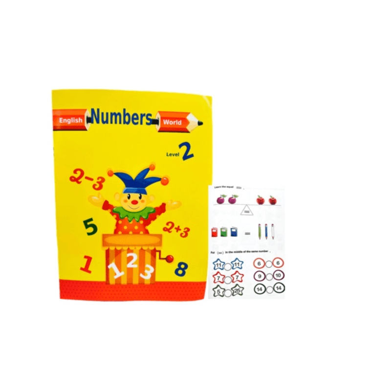 كتاب "First 1,2,3, Learning Numbers and colour the picture Level 2" - 11458