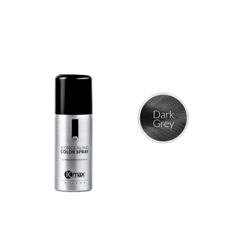 K Max Dark Grey Hair Fibers 15 G