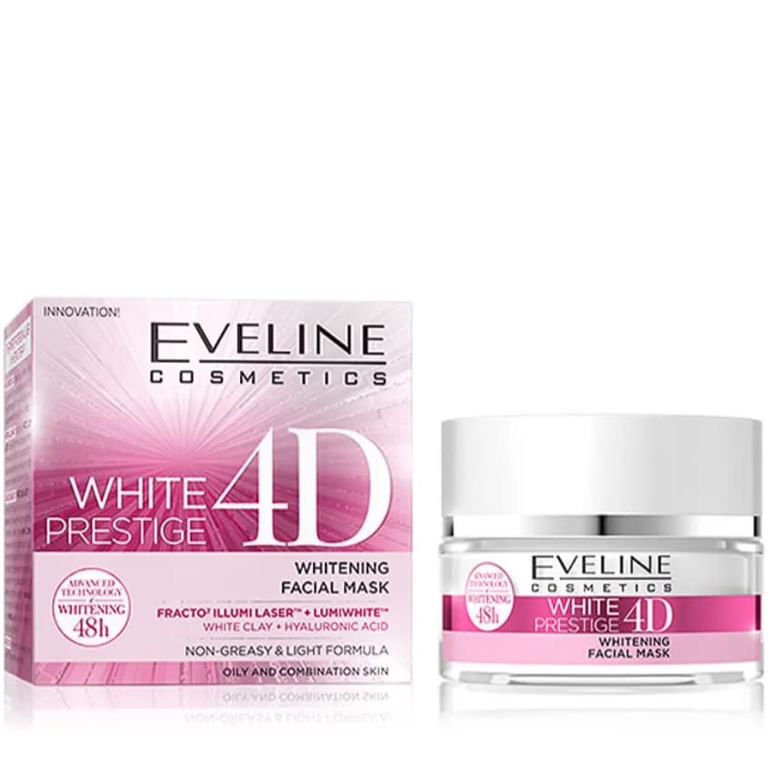 Eveline Cosmetics White Prestige 4d Whitening Facial Mask 50ml