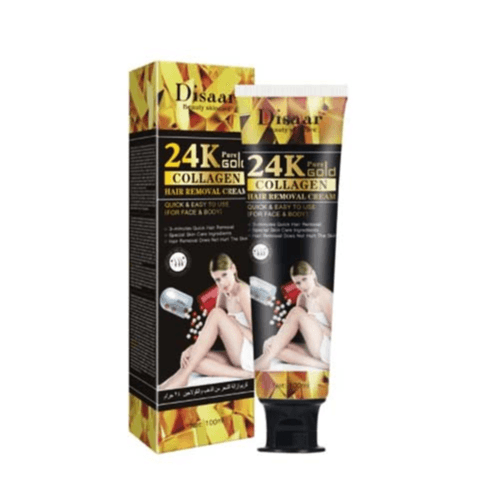 Disaar 24K Pure Gold Collagen Hair Removal Cream (Ds 51971)